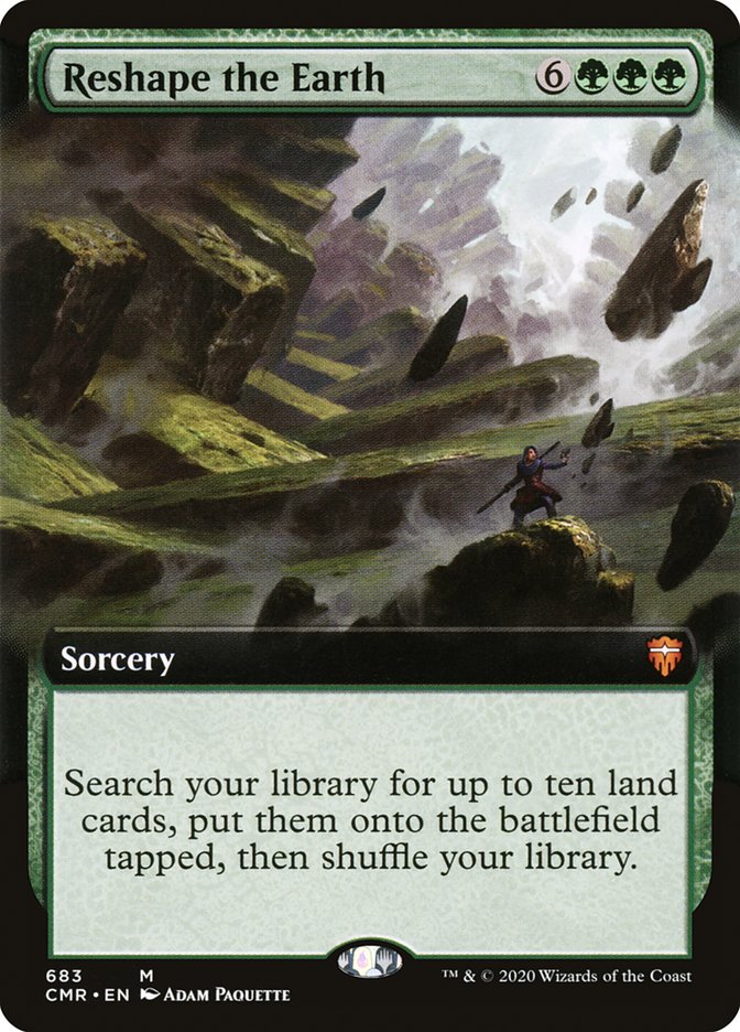 Reshape the Earth (Extended Art) [Commander Legends] - PokeCharles PokeStore