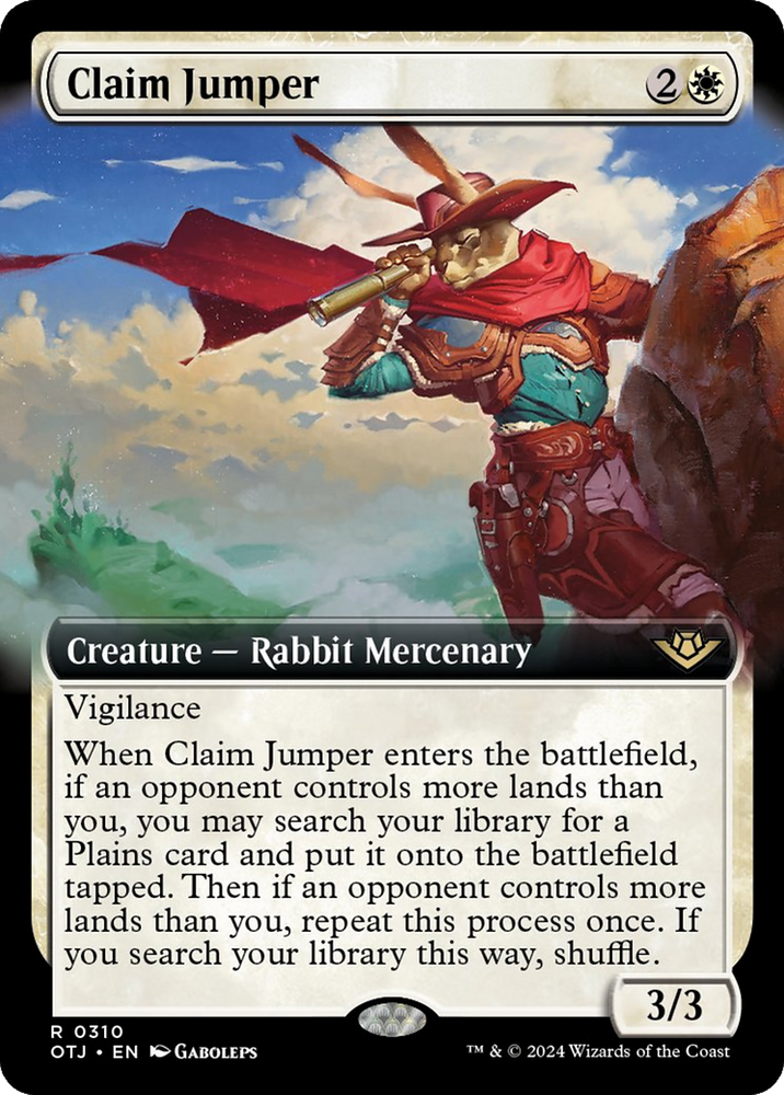 Claim Jumper (Extended Art) [Outlaws of Thunder Junction] - PokeCharles PokeStore
