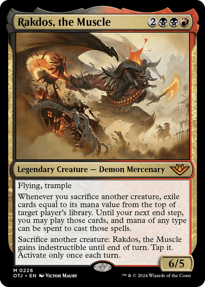 Rakdos, the Muscle [Outlaws of Thunder Junction] - PokeCharles PokeStore