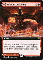 Valakut Awakening // Valakut Stoneforge (Extended Art) [Zendikar Rising] - PokeCharles PokeStore