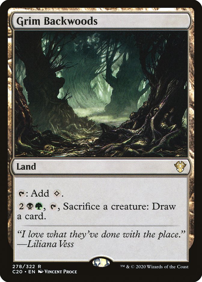 Grim Backwoods [Commander 2020] - PokeCharles PokeStore