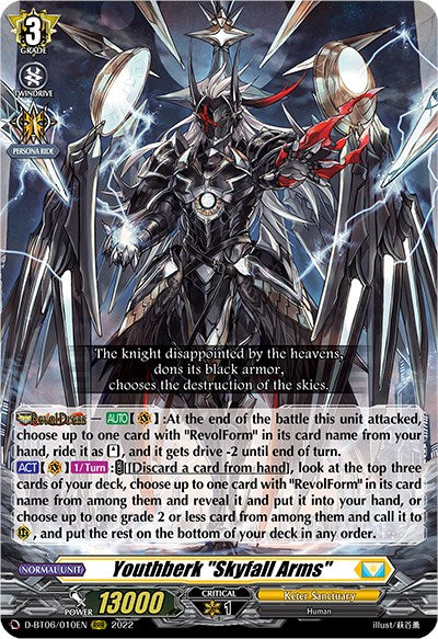 Youthberk "Skyfall Arms" (D-BT06/010EN) [Blazing Dragon Reborn] - PokeCharles PokeStore