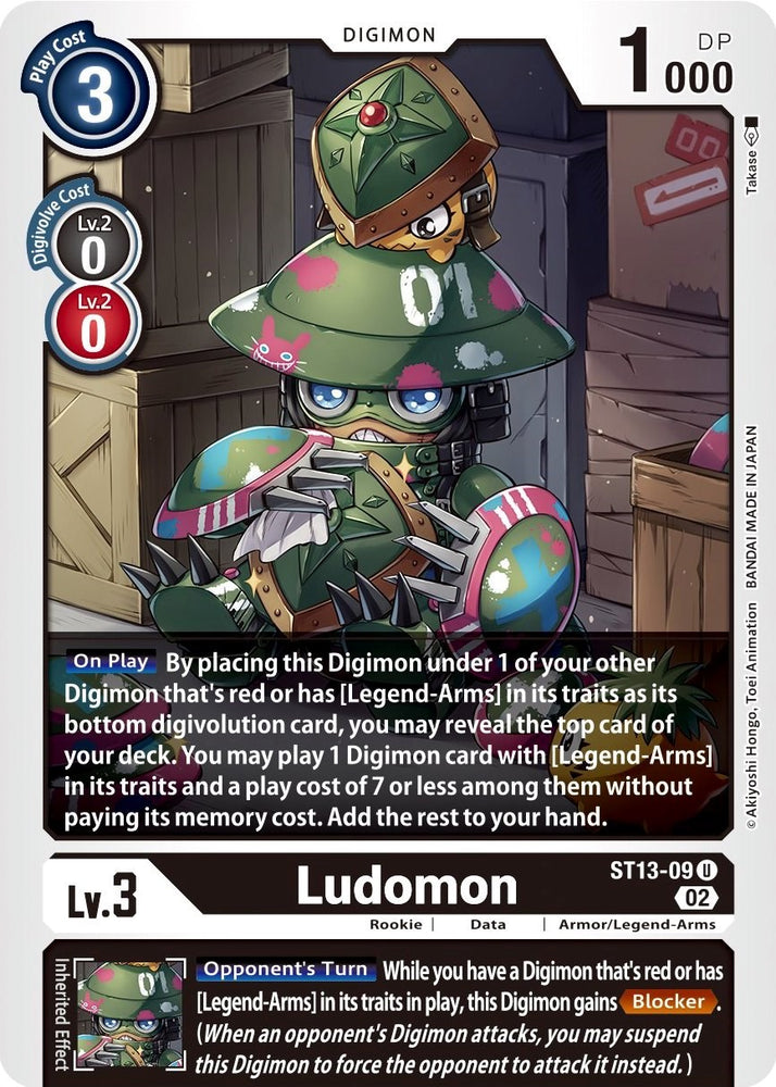 Ludomon [ST13-09] [Starter Deck: Ragnaloardmon] - PokeCharles PokeStore
