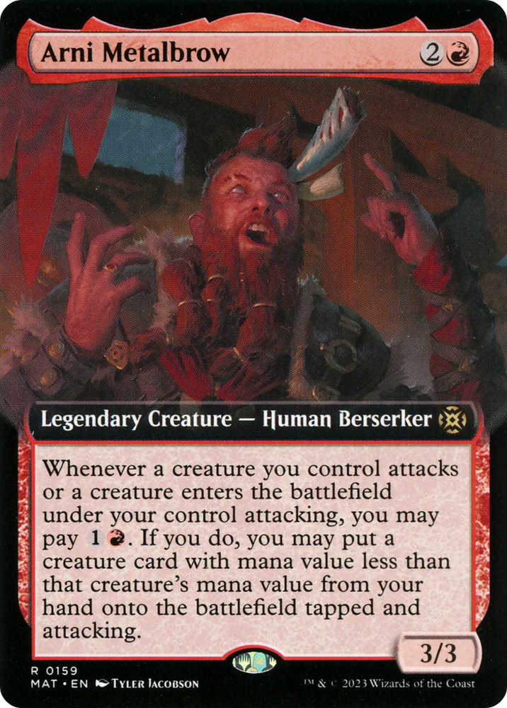 Arni Metalbrow (Extended Art) [March of the Machine: The Aftermath] - PokeCharles PokeStore