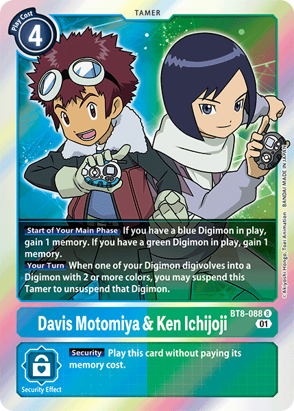 Davis Motomiya & Ken Ichijoji [BT8-088] [New Awakening] - PokeCharles PokeStore
