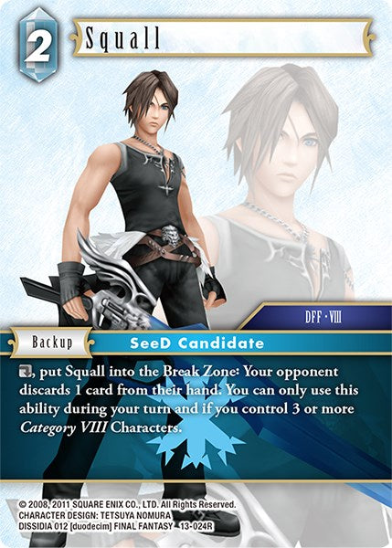 Squall [Opus XIII: Crystal Radiance] - PokeCharles PokeStore