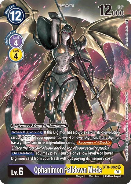 Ophanimon: Falldown Mode [BT8-082] (Alternate Art) [New Awakening] - PokeCharles PokeStore