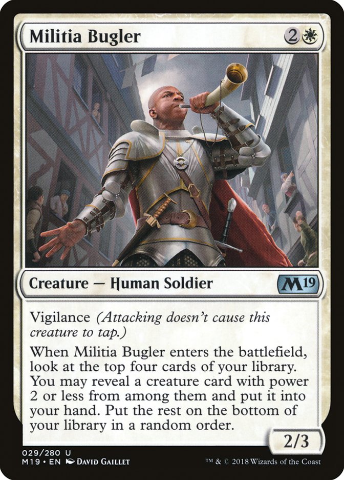 Militia Bugler [Core Set 2019] - PokeCharles PokeStore