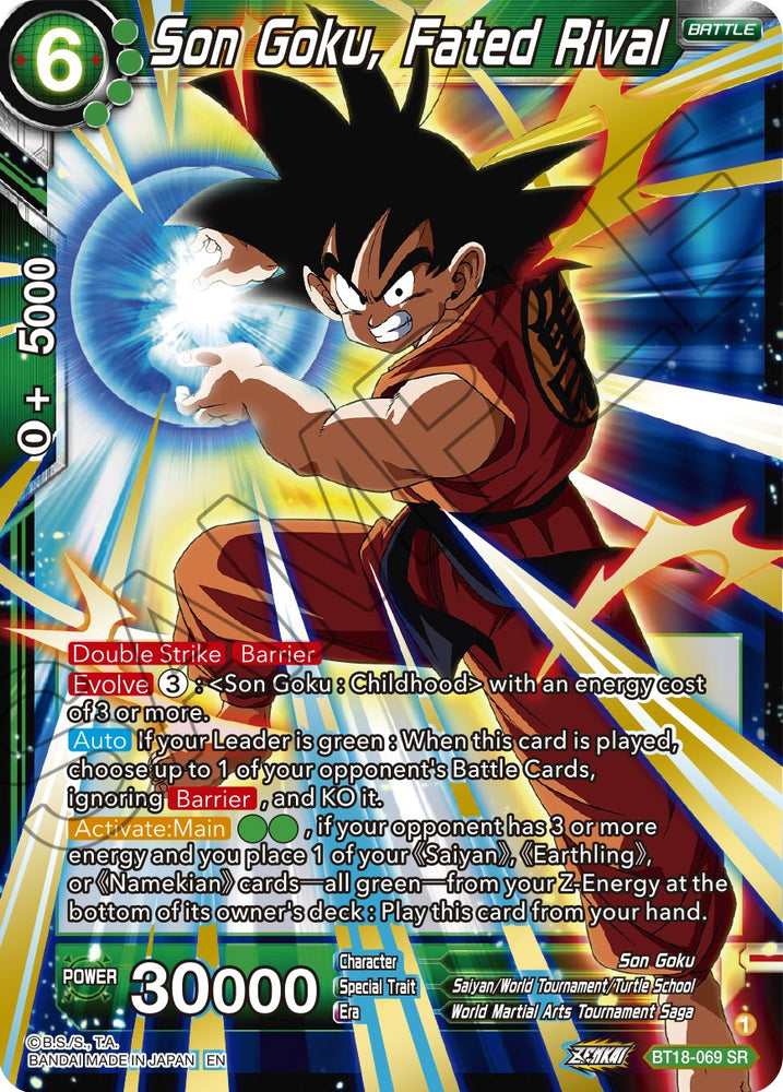 Son Goku, Fated Rival (BT18-069) [Dawn of the Z-Legends] - PokeCharles PokeStore