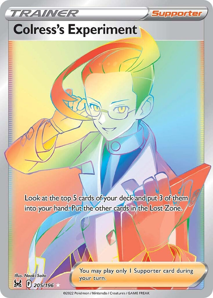 Colress's Experiment (205/196) [Sword & Shield: Lost Origin] - PokeCharles PokeStore
