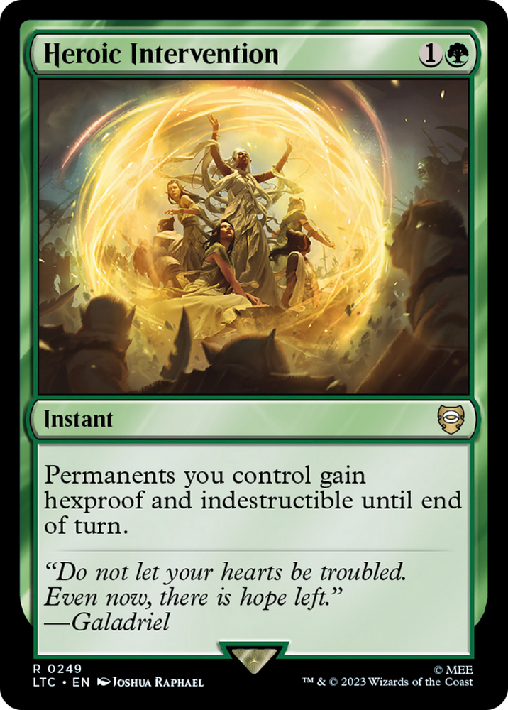 Heroic Intervention [The Lord of the Rings: Tales of Middle-Earth Commander] - PokeCharles PokeStore