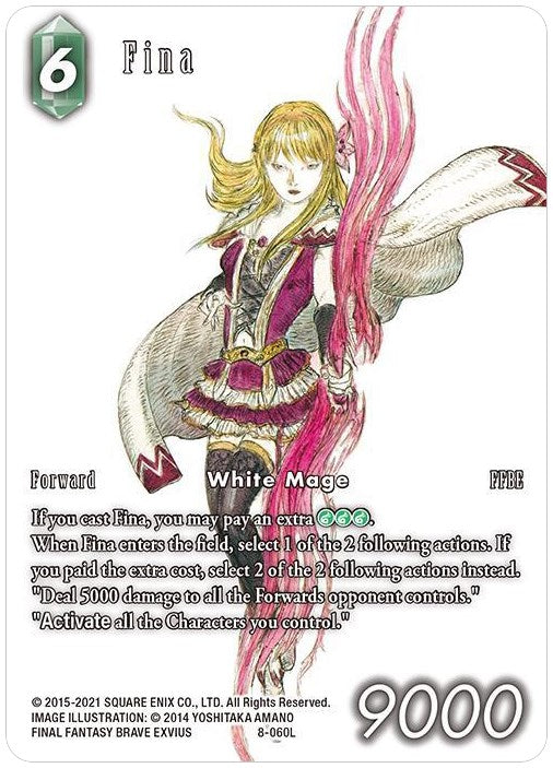 Fina (Full Art Reprint) [Opus XIII: Crystal Radiance] - PokeCharles PokeStore
