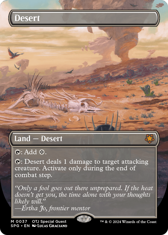 Desert (Borderless) [Outlaws of Thunder Junction Special Guests] - PokeCharles PokeStore