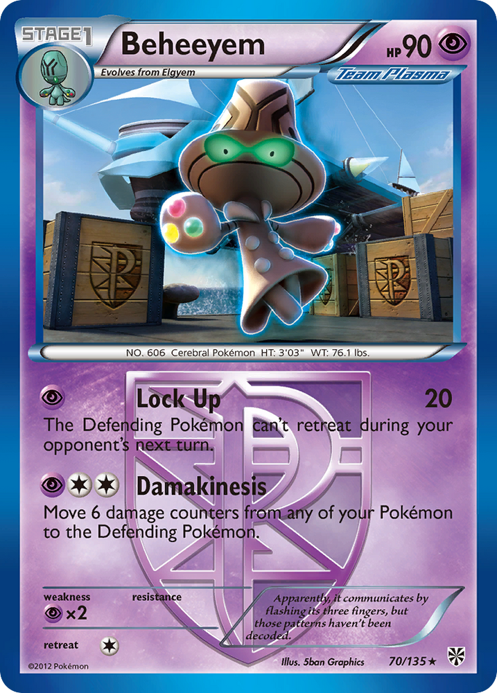 Beheeyem (70/135) [Black & White: Plasma Storm] - PokeCharles PokeStore