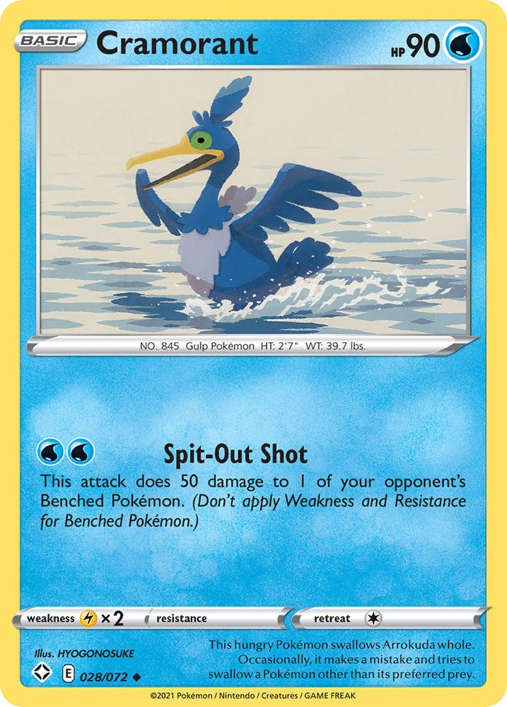 Cramorant (028/072) [Sword & Shield: Shining Fates] - PokeCharles PokeStore