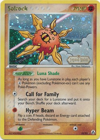 pokemon card solrock Ascended Heroes #106/217 Pokeball Reverse Holo Features Solrock with Mega Evolution Solrock Crown zenith Whatnot: