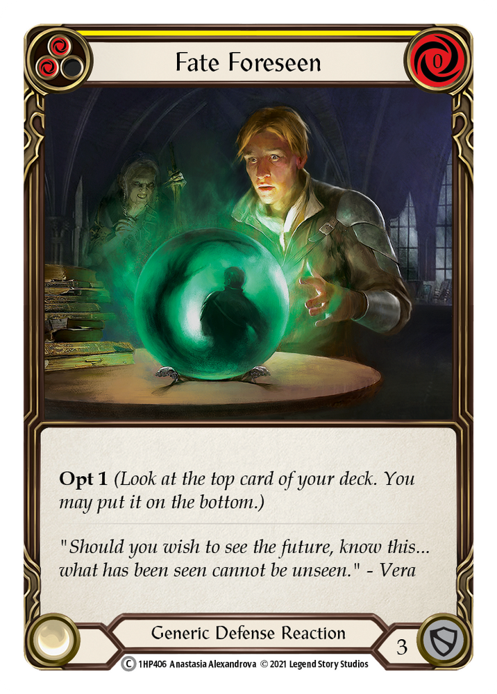 Fate Foreseen (Yellow) [1HP406] (History Pack 1) - PokeCharles PokeStore
