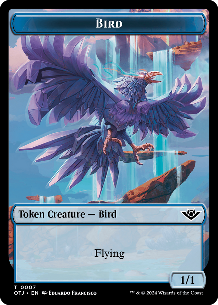 Treasure // Bird Double-Sided Token [Outlaws of Thunder Junction Tokens] - PokeCharles PokeStore