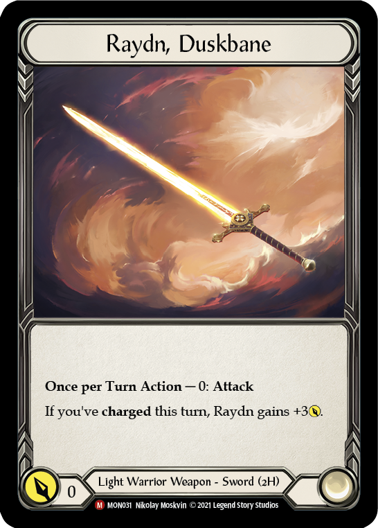 Raydn, Duskbane [MON031-CF] (Monarch)  1st Edition Cold Foil - PokeCharles PokeStore