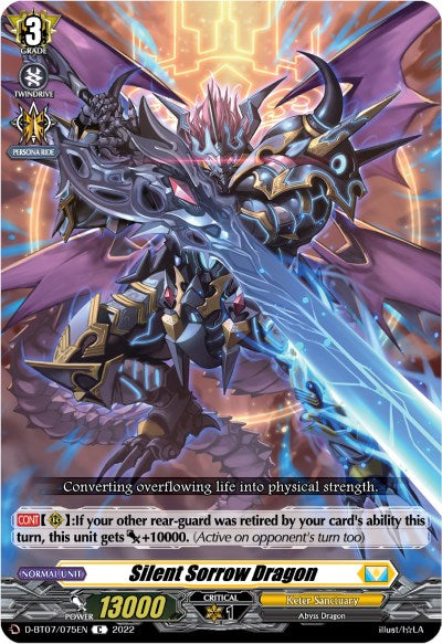 Silent Sorrow Dragon (D-BT07/075EN) [Raging Flames Against Emerald Storm] - PokeCharles PokeStore