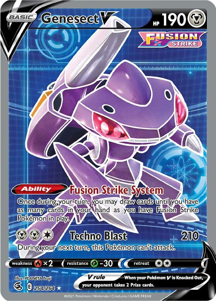 Genesect V (254/264) [Sword & Shield: Fusion Strike] - PokeCharles PokeStore