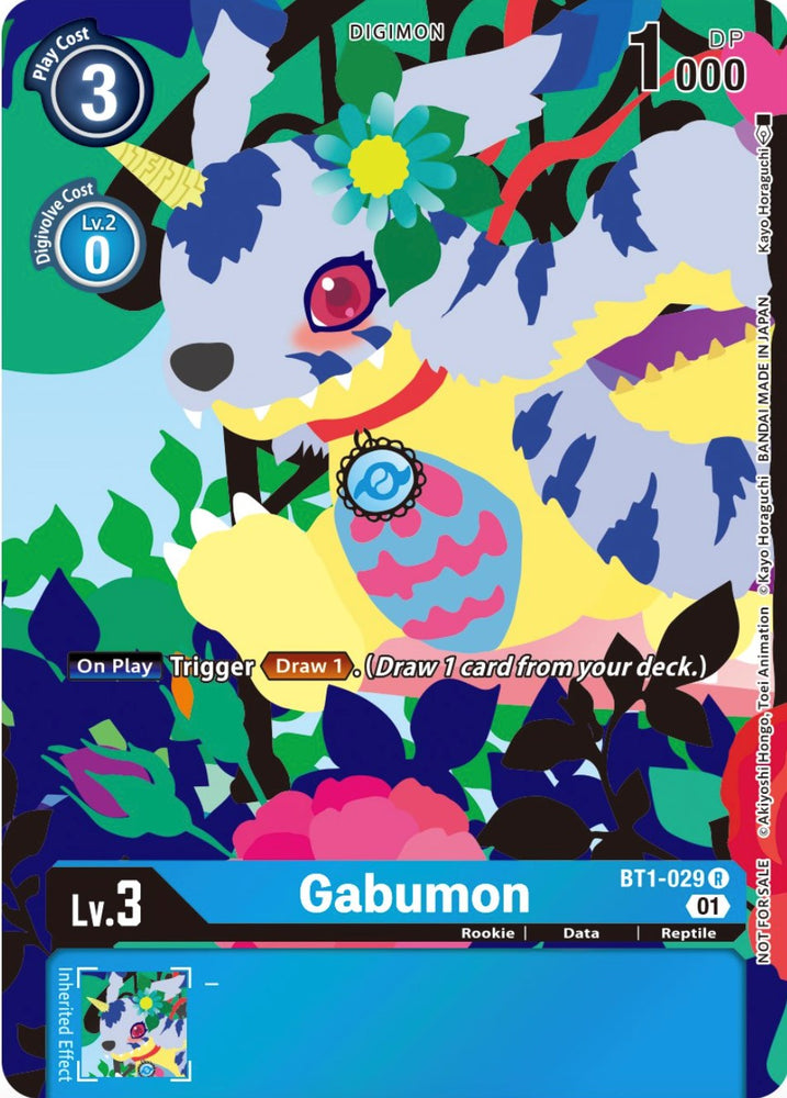 Gabumon [BT1-029] (Tamer's Card Set 2 Floral Fun) [Release Special Booster Promos] - PokeCharles PokeStore