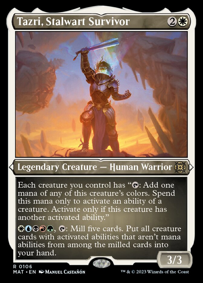 Tazri, Stalwart Survivor (Foil Etched) [March of the Machine: The Aftermath] - PokeCharles PokeStore