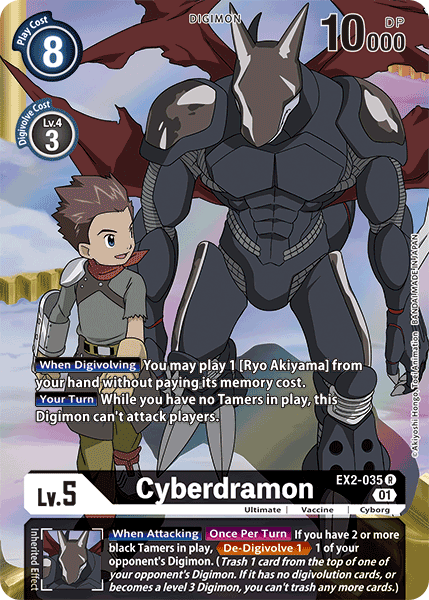 Cyberdramon [EX2-035] (Alternate Art) [Digital Hazard] - PokeCharles PokeStore
