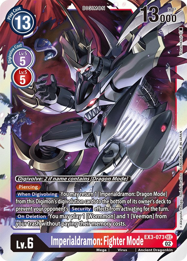 Imperialdramon: Fighter Mode [EX3-073] [Draconic Roar] - PokeCharles PokeStore