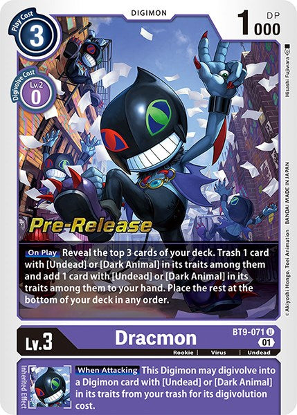 Dracmon [BT9-071] [X Record Pre-Release Promos] - PokeCharles PokeStore
