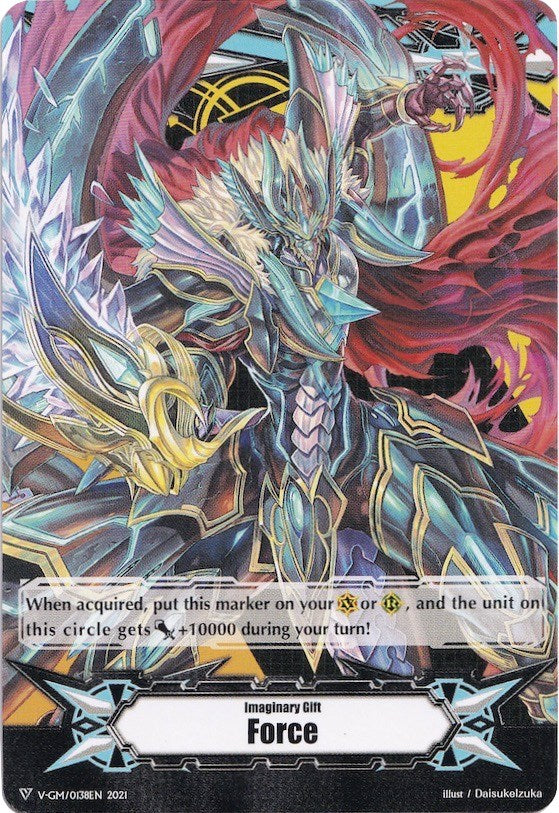 Imaginary Gift [Force] // [Imaginary Gift [Force II] Double-sided Gift Marker - Revenger, Raging Form Dragon (V-GM/0138EN) [Gift Markers]