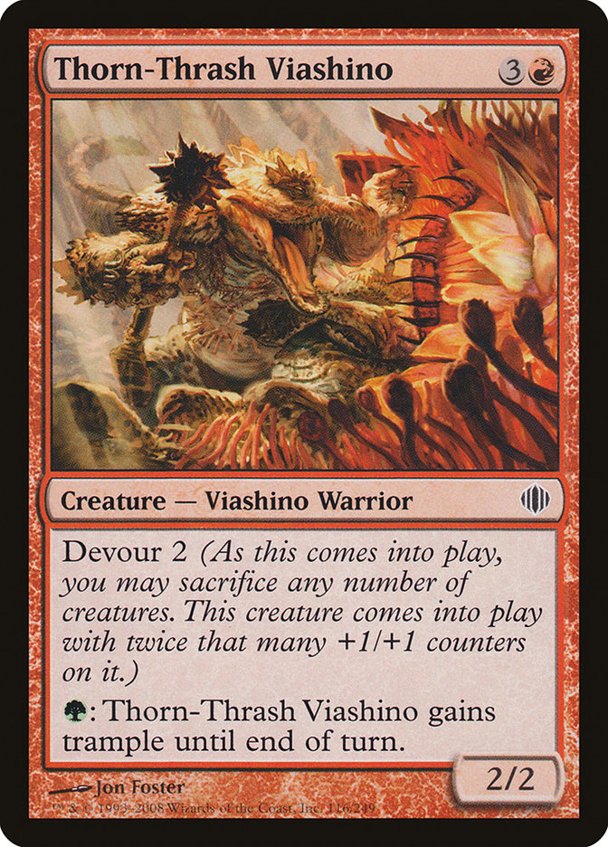 Thorn-Thrash Viashino [Shards of Alara] - PokeCharles PokeStore