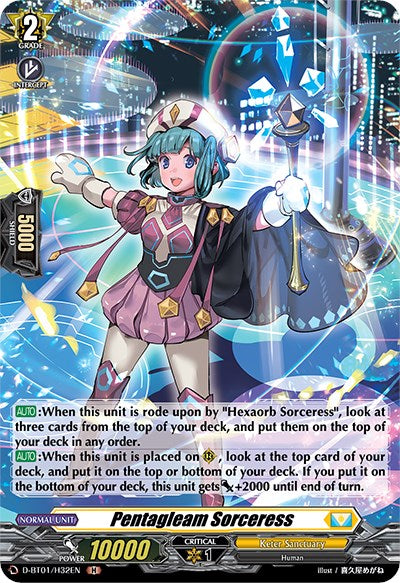 Pentagleam Sorceress (D-BT01/H32EN) [Genesis of the Five Greats] - PokeCharles PokeStore