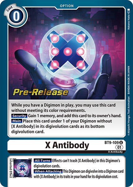 X Antibody [BT9-109] [X Record Pre-Release Promos] - PokeCharles PokeStore