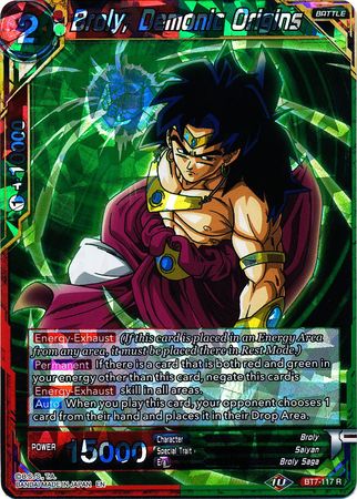 Broly, Demonic Origins (BT7-117) [Assault of the Saiyans] - PokeCharles PokeStore