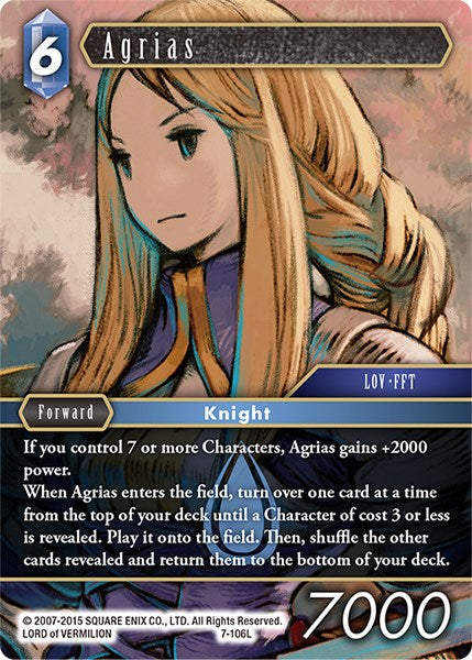 Agrias [Opus VII] - PokeCharles PokeStore