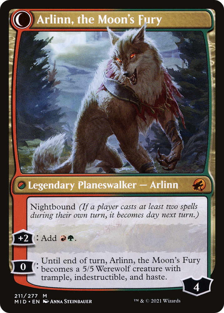 Arlinn, the Pack's Hope // Arlinn, the Moon's Fury [Secret Lair: From Cute to Brute] - PokeCharles PokeStore