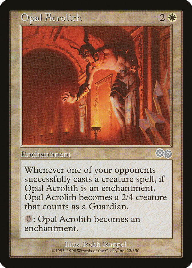 Opal Acrolith [Urza's Saga] - PokeCharles PokeStore