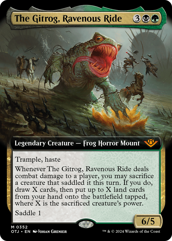 The Gitrog, Ravenous Ride (Extended Art) [Outlaws of Thunder Junction] - PokeCharles PokeStore