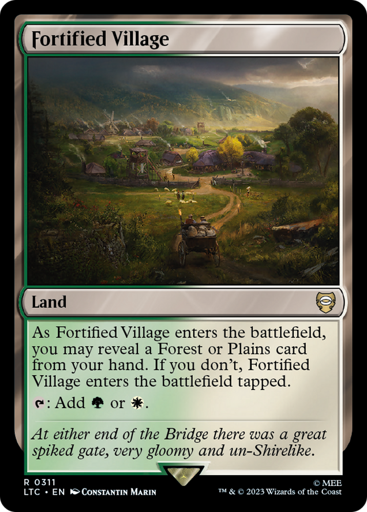 Fortified Village [The Lord of the Rings: Tales of Middle-Earth Commander] - PokeCharles PokeStore