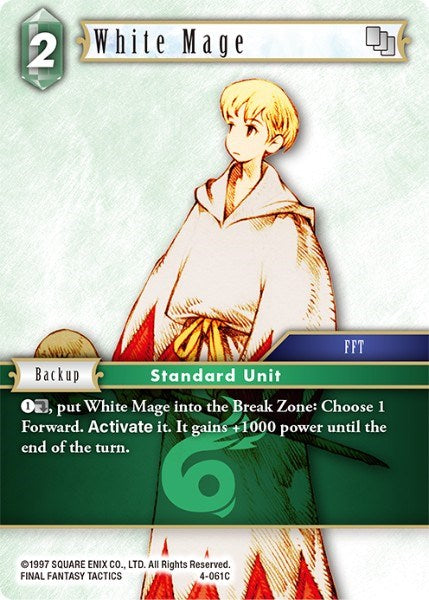 White Mage [Opus IV] - PokeCharles PokeStore