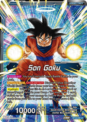 Son Goku // Son Goku, Another World Fighter (BT18-030) [Dawn of the Z-Legends Prerelease Promos] - PokeCharles PokeStore