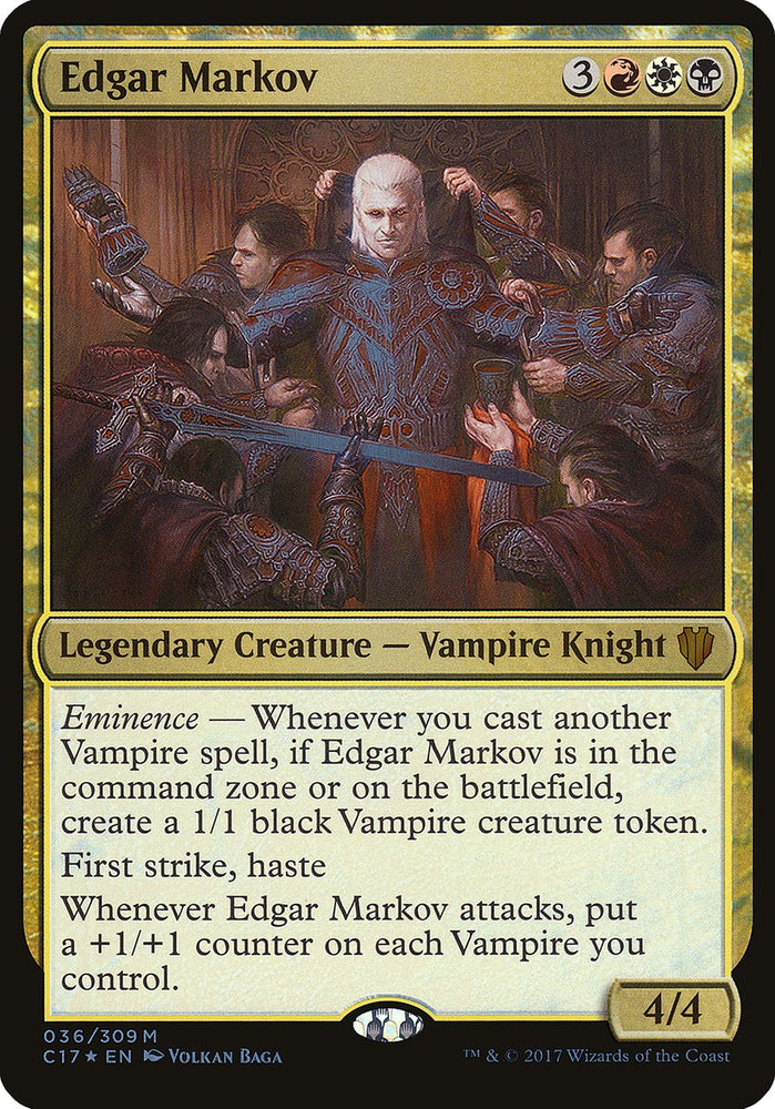 Edgar Markov (Oversized) [Commander 2017 Oversized] - PokeCharles PokeStore