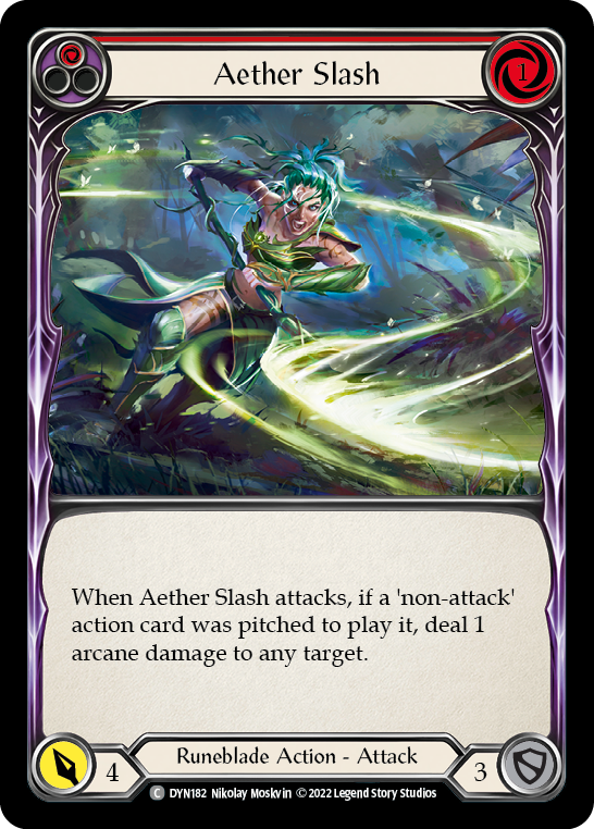 Aether Slash (Red) [DYN182] (Dynasty) - PokeCharles PokeStore