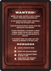 Bounty: Frankie the Fang // Bounty Rules Double-Sided Token [Outlaws of Thunder Junction Commander Tokens] - PokeCharles PokeStore