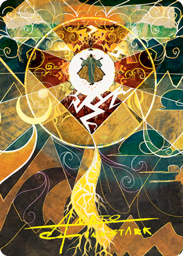 Lightning Bolt Art Card (Gold-Stamped Signature) [Strixhaven: School of Mages Art Series] - PokeCharles PokeStore
