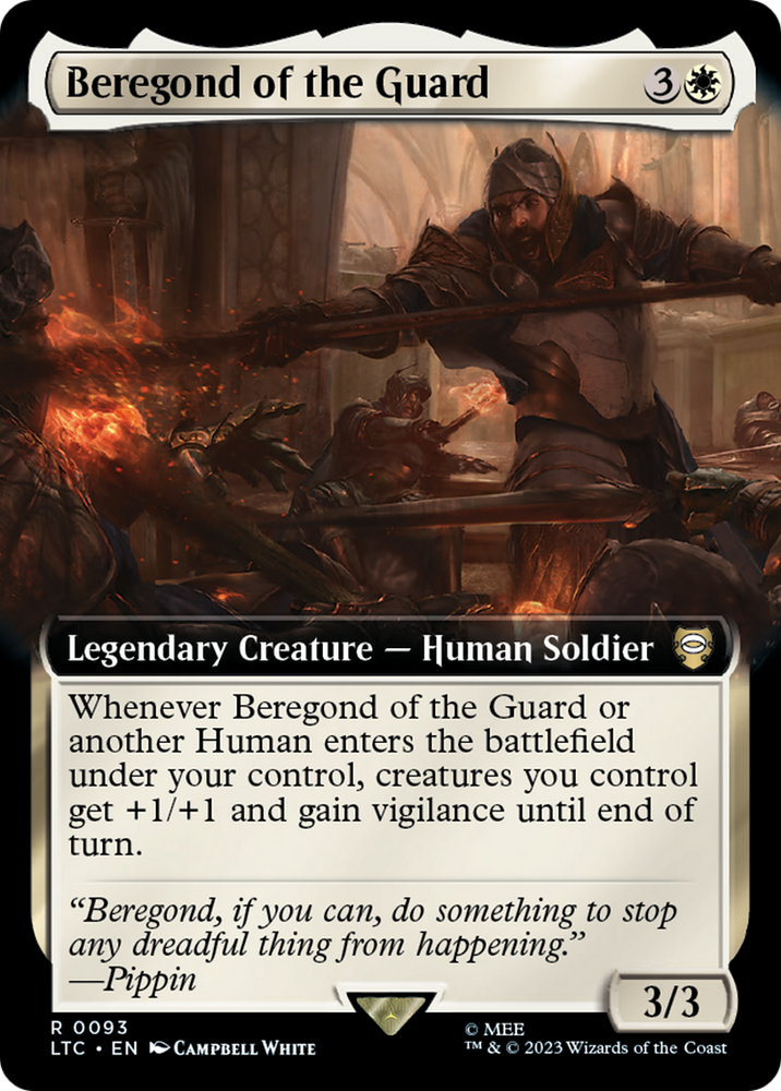 Beregond of the Guard (Extended Art) [The Lord of the Rings: Tales of Middle-Earth Commander] - PokeCharles PokeStore