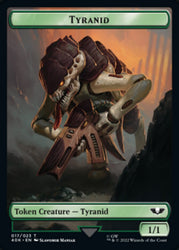 Tyranid (017) // Tyranid Gargoyle Double-Sided Token (Surge Foil) [Warhammer 40,000 Tokens] - PokeCharles PokeStore