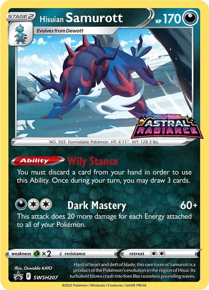 Hisuian Samurott (SWSH207) [Sword & Shield: Black Star Promos] - PokeCharles PokeStore