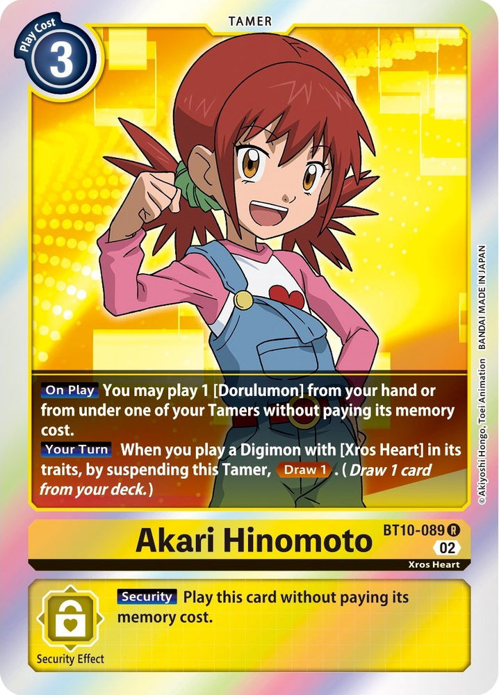 Akari Hinomoto [BT10-089] [Xros Encounter] - PokeCharles PokeStore